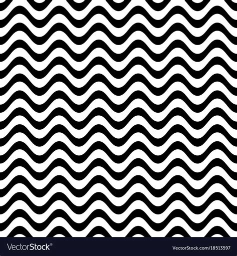 Website Seamless Wavy Line Pattern Royalty Free Vector Image