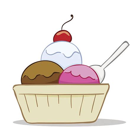 Bowl Of Ice Cream Illustrations Royalty Free Vector Graphics And Clip