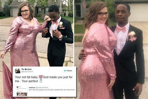 Teenager Whose Prom Date Was Fat Shamed On Twitter Speaks Out To Defend Her In Sweet Post About
