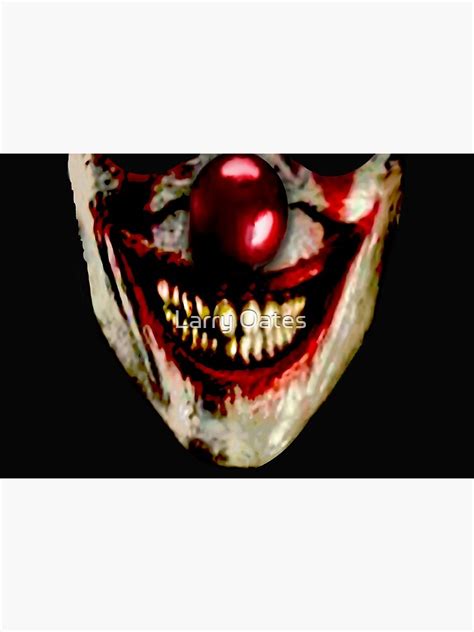 Im All Smiles Evil Clown Mask For Sale By Zeroalphaactual Redbubble