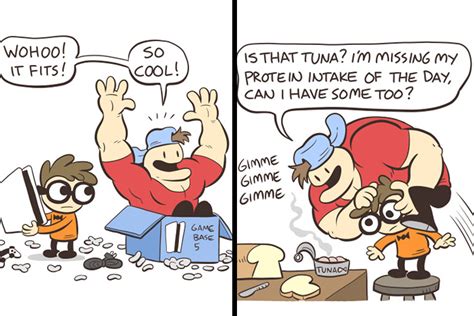 Here Are Unexpectedly Brilliant Comics About An Unlikely Duo Of A Nerd And A Jock By This