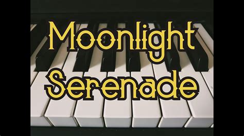 Moonlight Serenade Piano Version Youtube