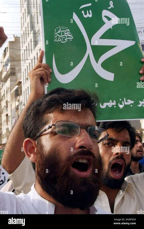 Supporters Of Islami Jamiat Tulba Chant Slogans At A Rally To Condemn A