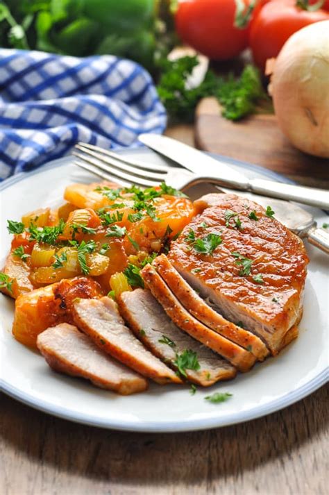 I prefer the thick cut pork chops because they are easier to work generously season your pork chops because pork chop crust is important for flavor. One Pot Southern Pork Chop Dinner - The Seasoned Mom