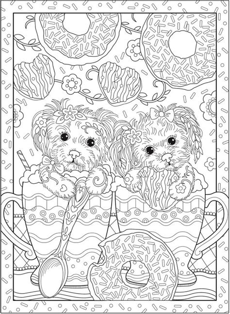 Creative coloring pages | human logos. Creative Haven PLAYFUL PUPPIES Coloring Book by: Marjorie ...