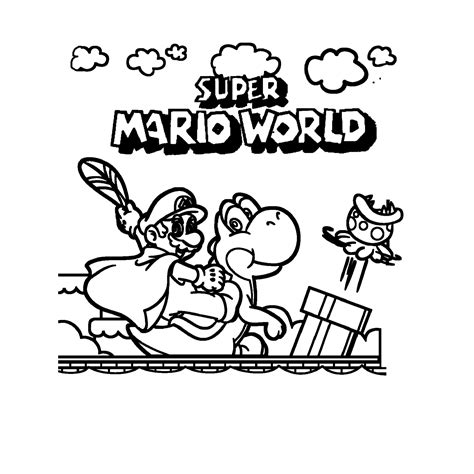 Mario Coloring Pagescoloring Pages Of Mario Pngbuy