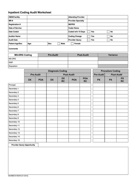 Coding Audit Template Fill Online Printable Fillable Blank Pdffiller