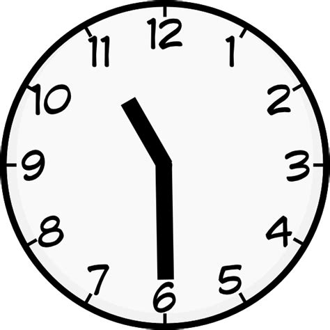 Half Past 11 Clip Art At Vector Clip Art