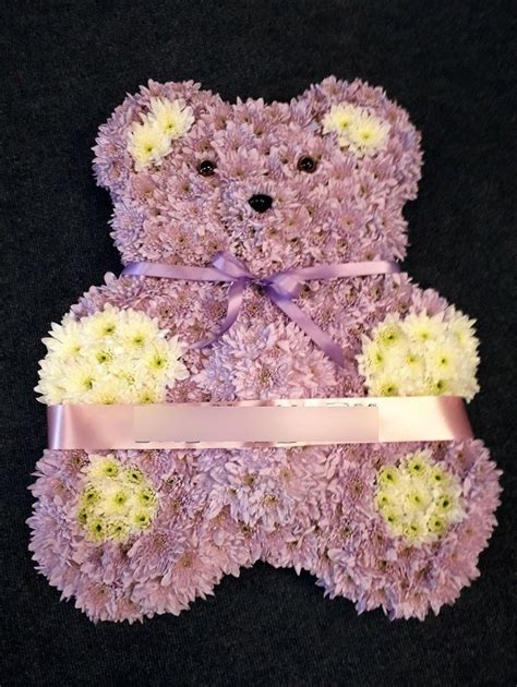 Teddy Bear Flower Designs Sympathy Floral Funeral Flowers
