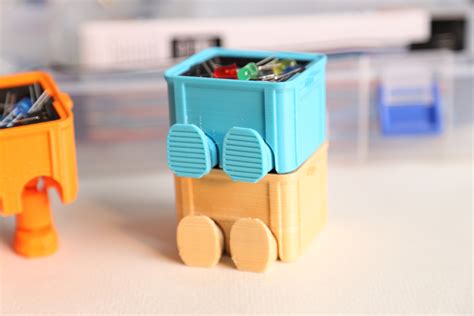 3d Printed Mini Tool Boxes With Little Feet So Cute Adafruit