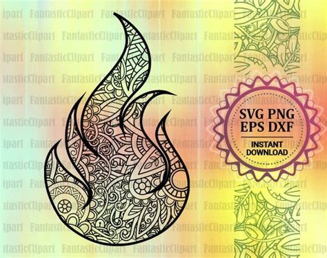 Download Fire Flames Svg Flame Svg File Svg Cricut Files Fire | Etsy in 2020 | Zentangle, Mandala svg ...