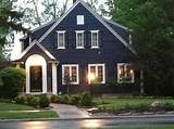 Images of Navy Blue Siding House