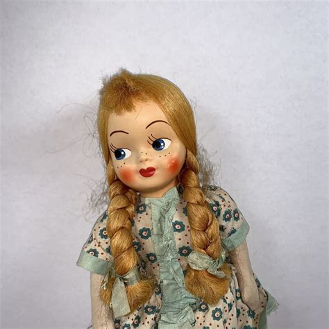 Vintage Polish Cloth Sawdust Doll Celluloid Plastic Mask Hand Painted Face Used Ebay
