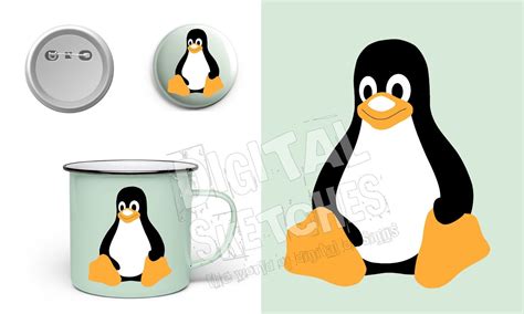 Tux Penguin Linux Penguin Svg Penguin Clipart Animals Cut Etsy Uk