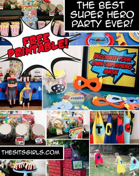 The Best Super Hero Party Superhero Party Games Superhero Birthday Party Superhero Party