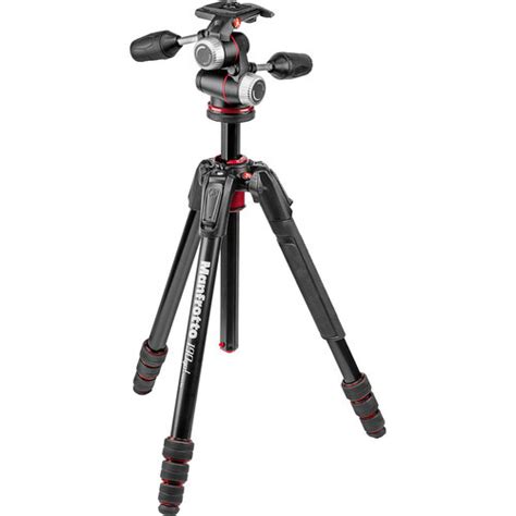 Manfrotto 190go Aluminum M Series Tripod With Mhxpro 3w 3 Way Pantilt