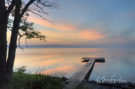 Cl127 Crystal Lake T Dock Sunrise Steve Loveless Photography