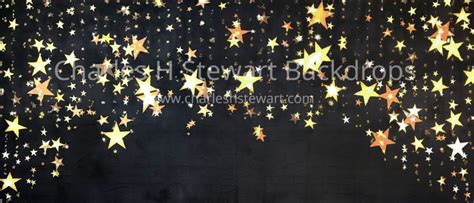 Gold Stars Backdrop For Rent By Charles H Stewart