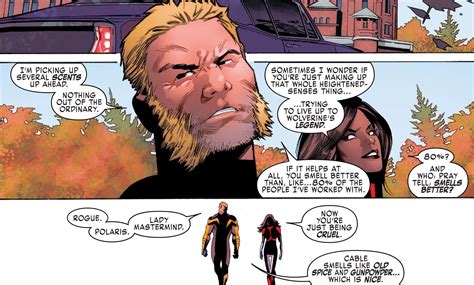 Sabretooth Victor Creed Comparing Smells X Men Victor Creed