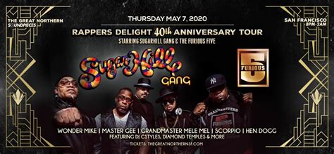 Rappers Delight 40 Year Anniversary Sugarhill Gang And Furious 5 At The
