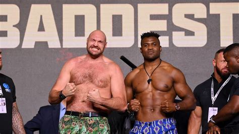 Tyson Fury Vs Francis Ngannou Fight How To Watch Stream What Time