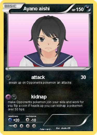 Pokémon Ayano Aishi 1 1 Attack My Pokemon Card
