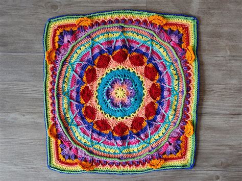 Crochet Along 2017 Mandala Decke Häkeln Gratis Anleitung Häkeln