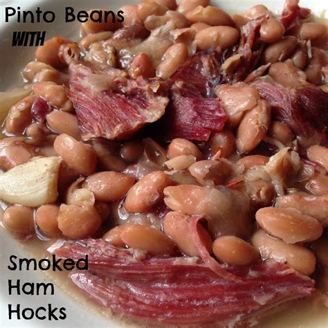 Remove ham hocks, and let cool; Turnips 2 Tangerines: Pinto Beans with Smoked Ham Hocks ...