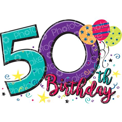Happy 50th Birthday Clipart Full Size Clipart 3140203 Pinclipart