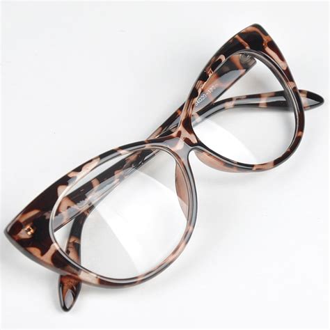 Top Designer Hot Selling Cat Eye Glasses Retro Fashion Black Women