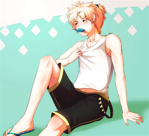 Kagamine Len Artwork On Len X Rin Fanclub Deviantart