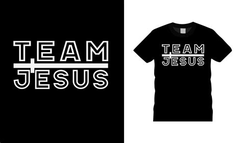 Team Jesus T Shirt Design Graphic By Sumonroymon · Creative Fabrica