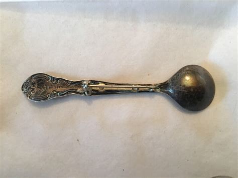 Vintage Sterling Silver Spoon Pin Etsy