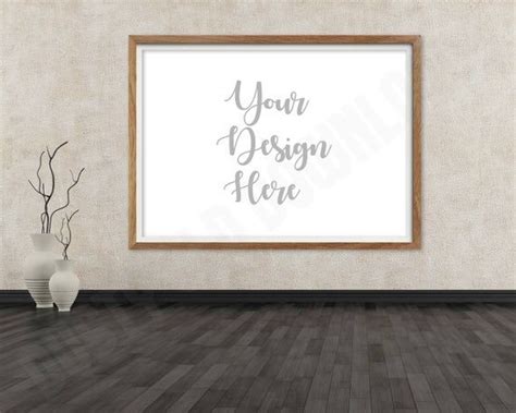 Including multiple different psd mockups like frame on wall, frame on office, clean white frame and thick frame mockups. Free Landscape Photo Mockup 2to3 Ratio Modern Hallway Wall ...
