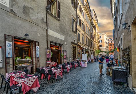 Free Images Outdoor Cafe Road Street Window Town Restaurant Old Alley City Italy