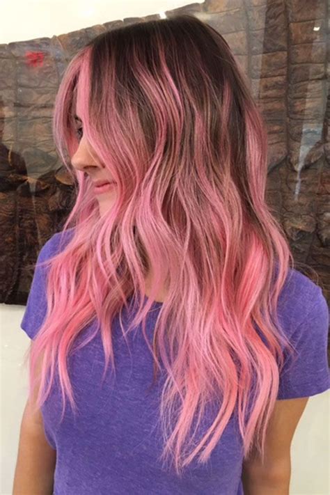 The Raddest Way To Wear Colorful Hair Right Now Pink Hair Dye Hair Color Pink Dye My Hair