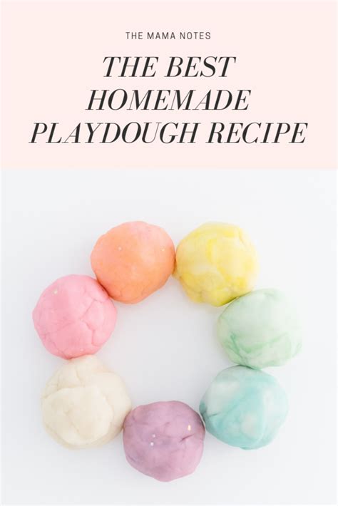 Best Homemade Playdough Recipe The Mama Notes