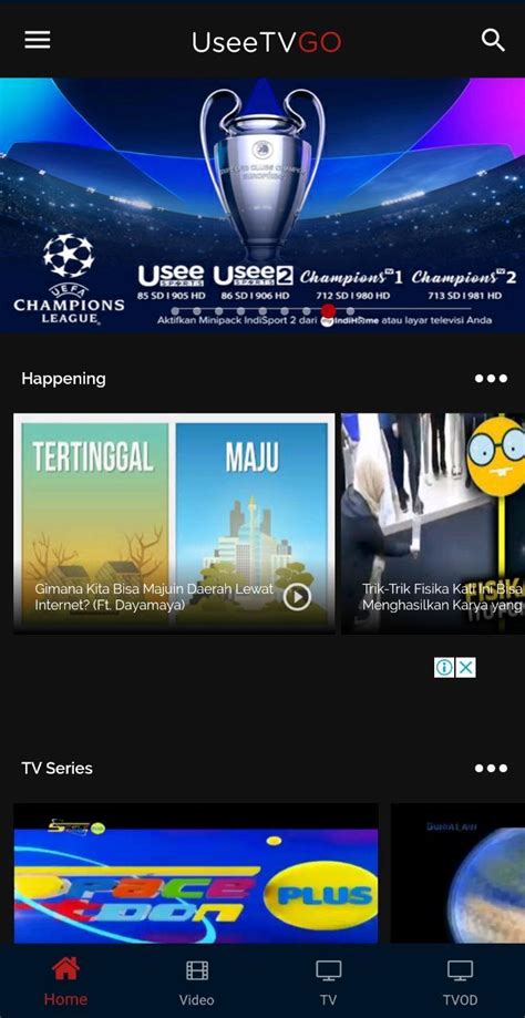 Are you an indihome subscriber but havent use useetv go app? UseeTV GO: Nonton Live TV & Video Indonesia for Android ...
