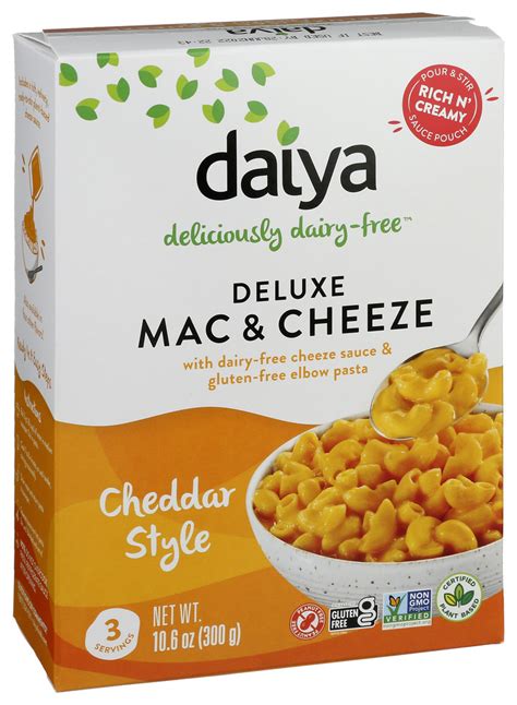 Daiya Deluxe Cheddar Style Cheezy Mac 10 6 Oz Perelandra Natural