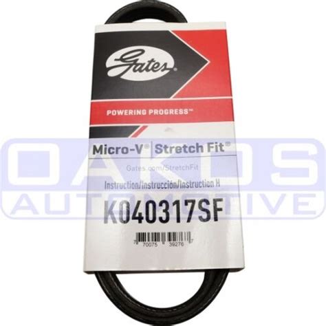 Gates Micro V Stretch Fit Ac Belt For 2008 2014 Wrx And 2008 2021 Sti