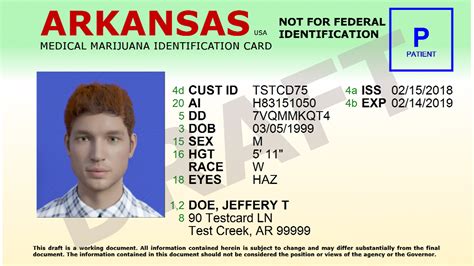 Check spelling or type a new query. Marijuana cards in Arkansas resemble state issued ID cards and