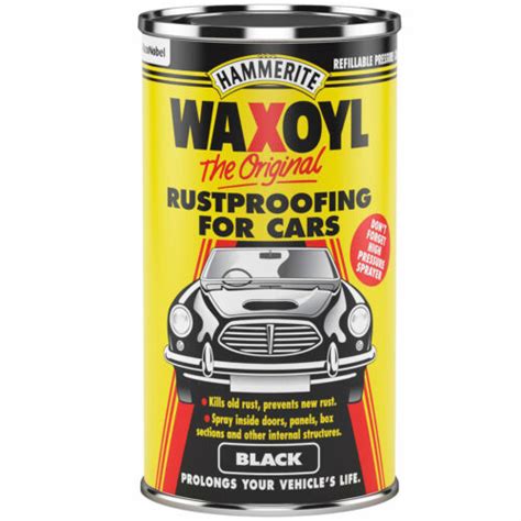Hammerite Waxoyl Rustproofing Treatment Rust Prevention Black 25 Litre