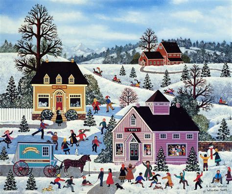 Our Community View Topic Jane Wooster Scott Naive Painting