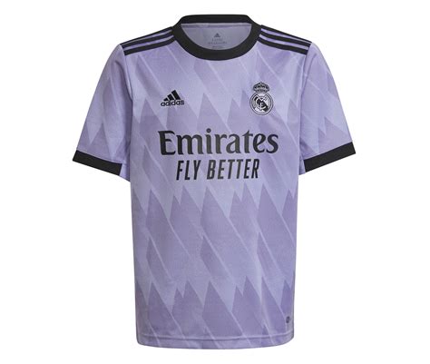 Maillot Real Madrid Ext Rieur Violet Junior