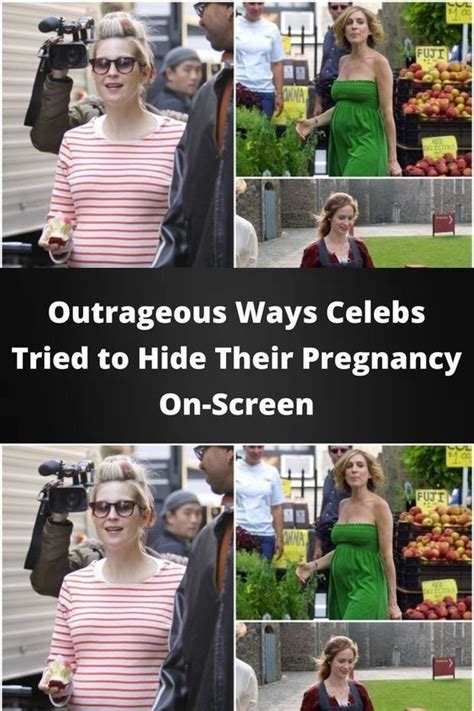 Outrageous Ways Celebs Tried To Hide Their Pregnancy On Screen Artofit