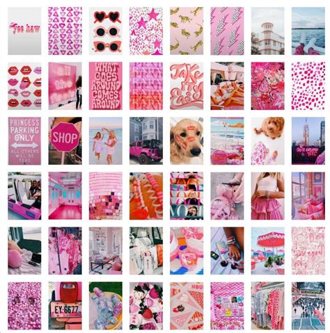 preppy photo collage 50pc in 2021 preppy wall collage photo collage wall collage decor