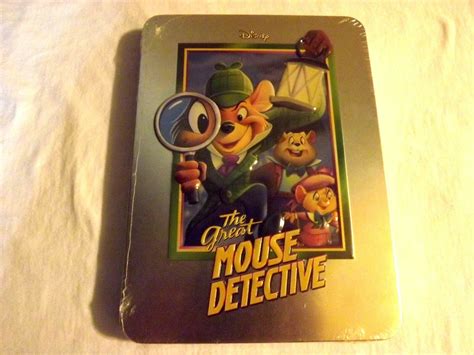 Disney The Great Mouse Detective On Dvd In Real 3d Collectible Tin