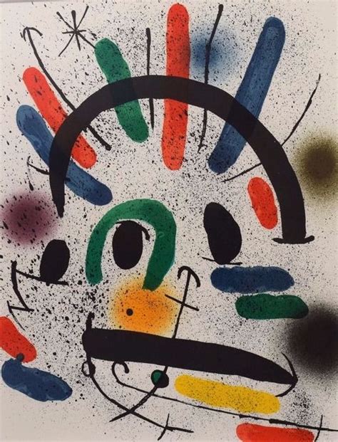 Joan Miró 1893 1983 Abstracte Compositie 1972 Catawiki