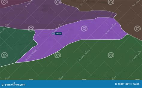 Sabha Libya Highlighted With Capital Administrative Stock