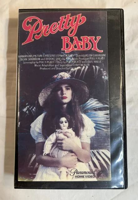 Pretty Baby Vhs 1980 Brooke Shields Susan Sarandon Rare Paramount Video